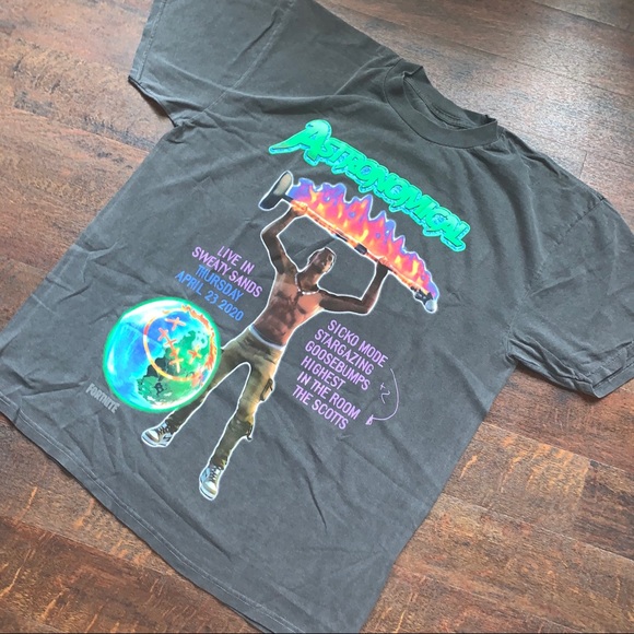 Travis Scott x Fortnite Back Bling T-Shirt - Picture 4 of 6